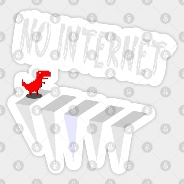 no internet Sticker by jaml-12